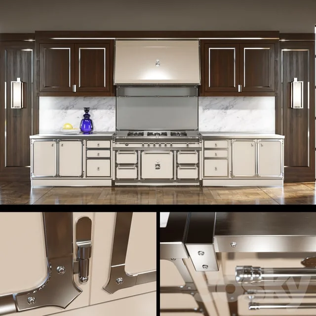 Kitchen GULLO, AVANA PEARL & SATIN NICKEL